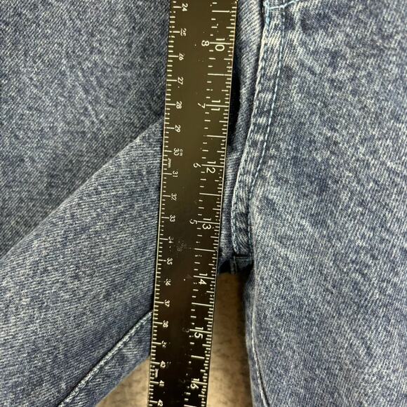 VTG Y2K Clench Jeans 40x32 Baggy Wide Leg Skateboard Hip Hop Raver Grunge Street - Picture 7 of 8